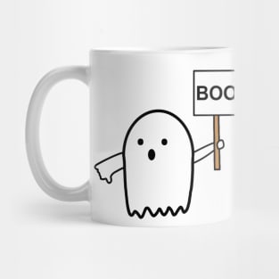 Ghost says Boo Mug